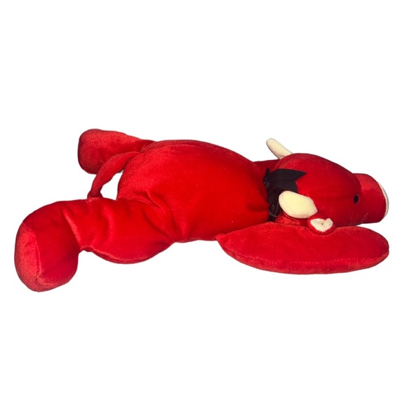 TY Pillow Pal Red Snort Bull 1997 Retired Beanie Babies With Tag Plush Stuffed - Picture 5 of 8